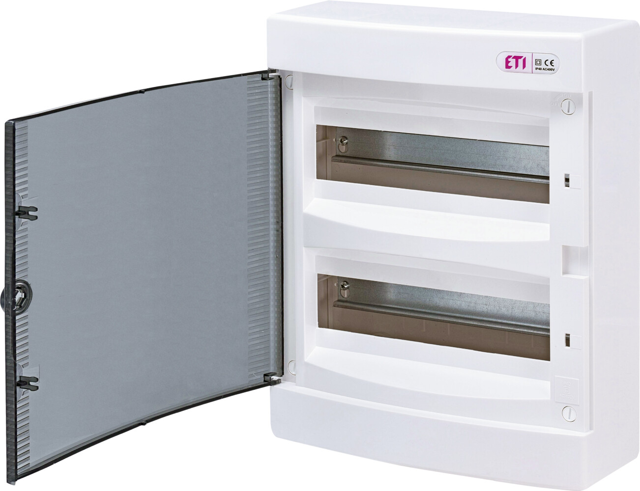 Distribution box 24 modules, surface mounting, IP40