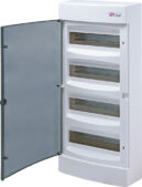 Plastmasas sadalne 48 moduļi, virsapmetuma, IP40