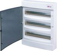 Plastmasas sadalne 54 moduļi, virsapmetuma, IP40