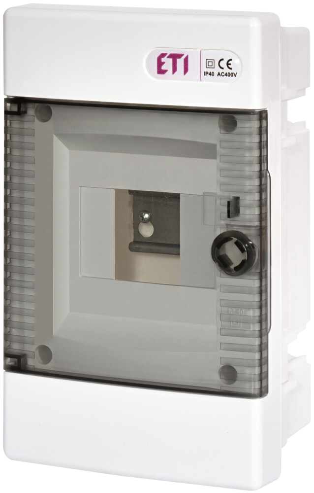 Distribution box 4 modules, flush mounting, IP40