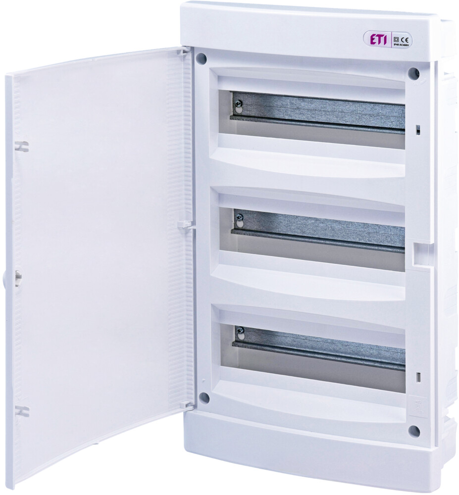 Distribution box 36 modules, flush mounting, IP40