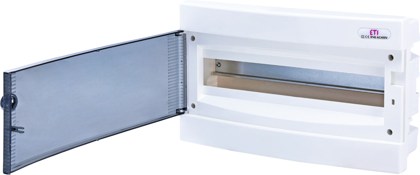 Distribution box 18 modules, flush mounting, IP40