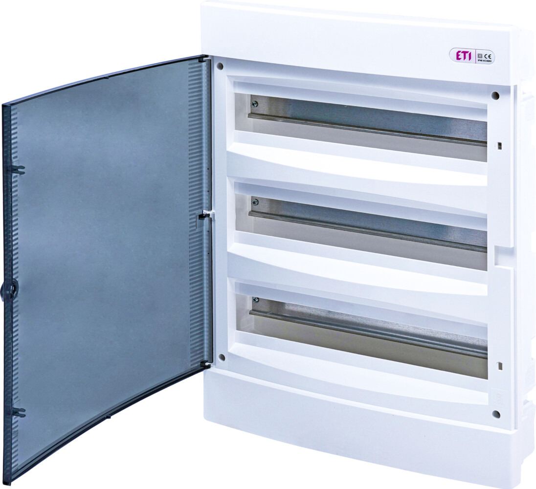 Distribution box 54 modules, flush mounting, IP40