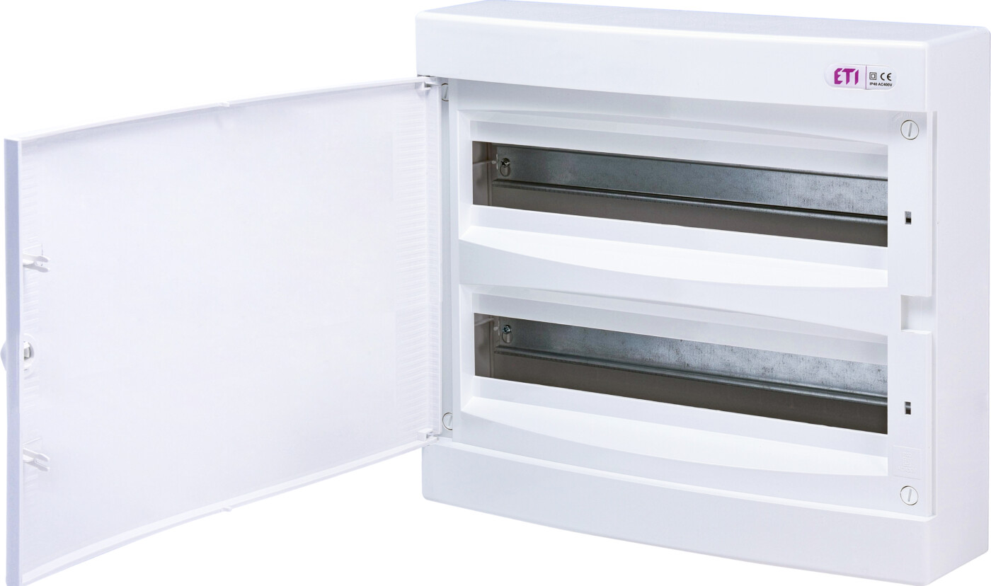 Distribution box 36 modules, surface mounting, IP40