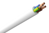 Kabelis OMY, (H03VV-F) 2x0,5 balts, 100m