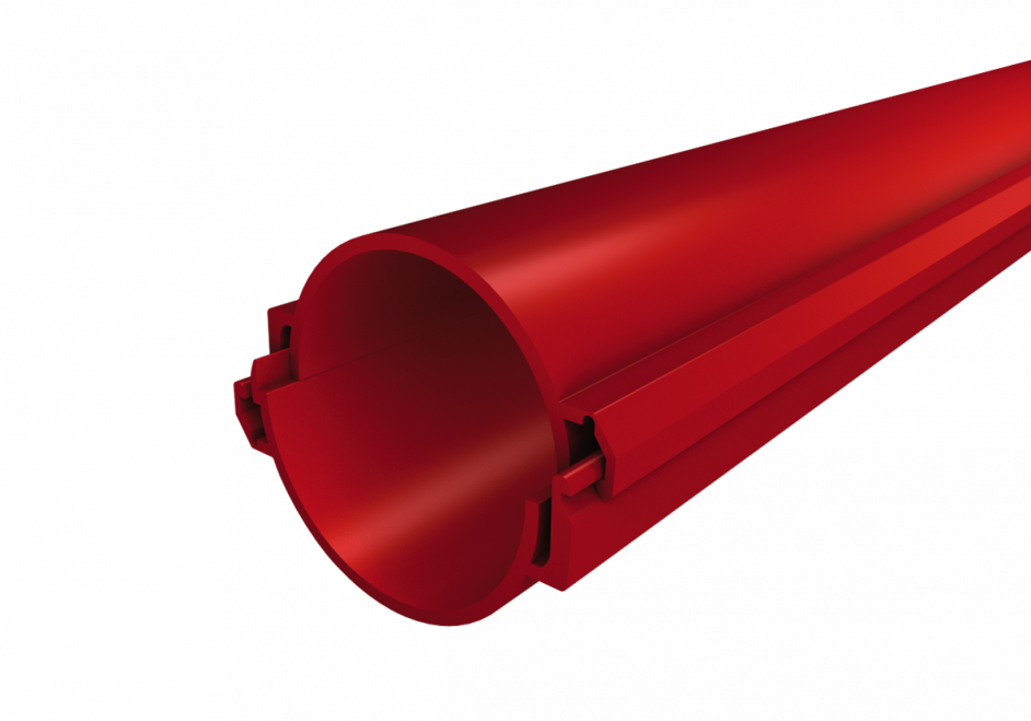 Dalītā aizsargcaurule DN160, 450N