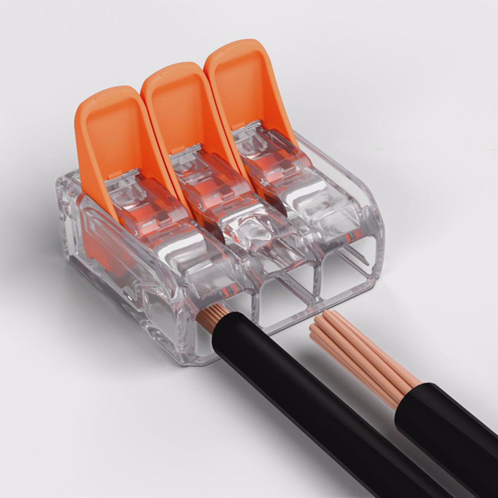 COMPACT splicing connector 3x 0.2-4mm² WAGO 50pcs - Image 3