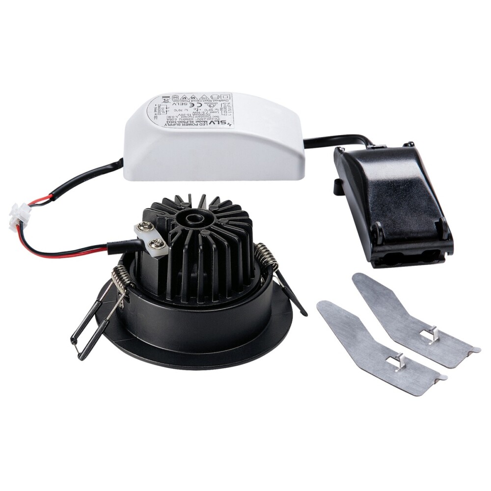 Gaismeklis iebūvējams NEW TRIA 68, melns - Image 2