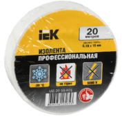 Izolācijas lenta balta 20m