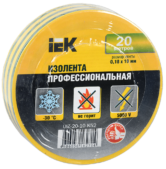 Izolācijas lenta dzeltena/zaļa 20m