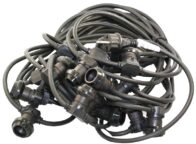 Dārza lampiņu virtene, PROFI, 20m un 20 cokolu