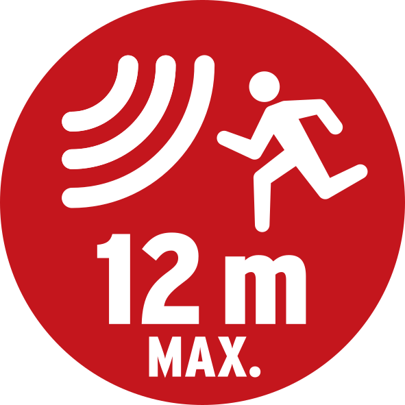 Infrared Motion Detector PIR 180 White - Image 3