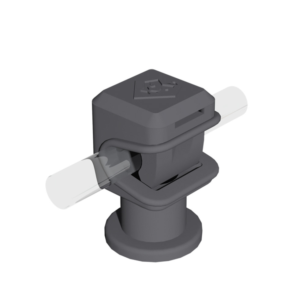 Apaļvada sienas turētājs h-20mm, PVC RD8