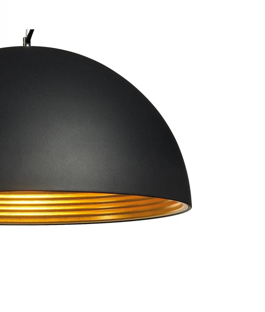 Gaismeklis piekarams FORCHINI M 50 melns/zelta - Image 3