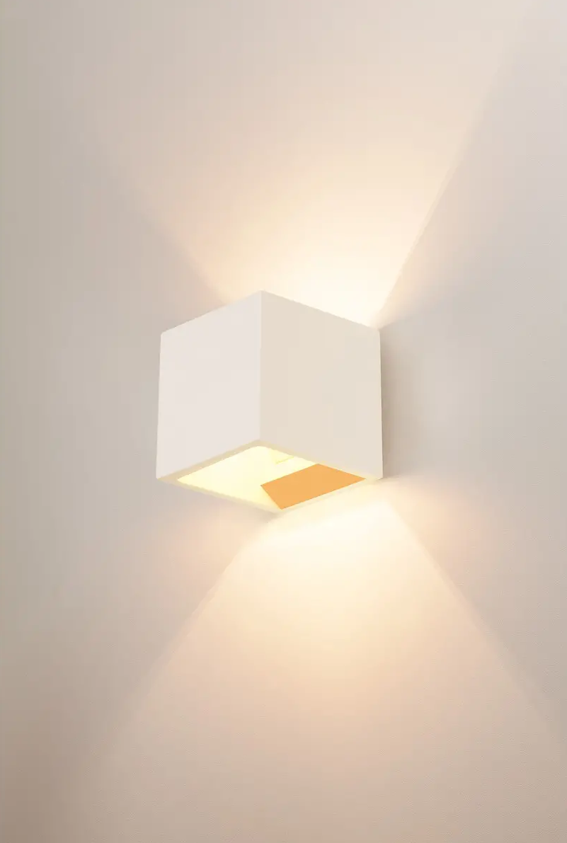 Gaismeklis sienas PLASTRA, balts - Image 4