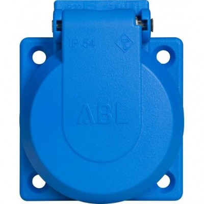 Kontaktligzda v/a 2P+E, 16A IP54