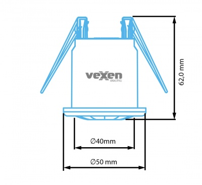 Infrared Motion Detector IR MF-360-08FW, white - Image 2