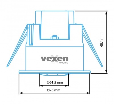 Infrared Motion Detector IR MF-360-08GW, white - Image 2