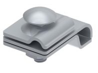 Zibensnovadītāja stiprinājums pie horizontālās notekrenes D8-10mm