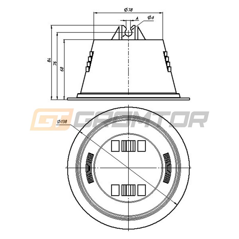 Zibensnovadītāja turētājs uz jumta D8mm - Image 2