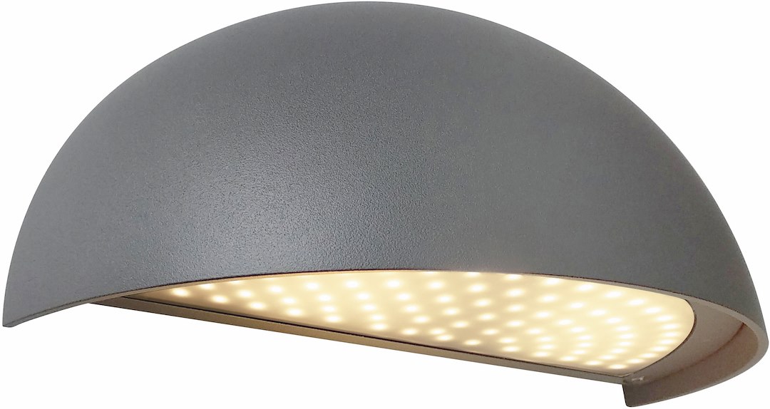 Sienas montāzas gaismeklis BODA SIENA 8W 4000K IP54 M.GREY