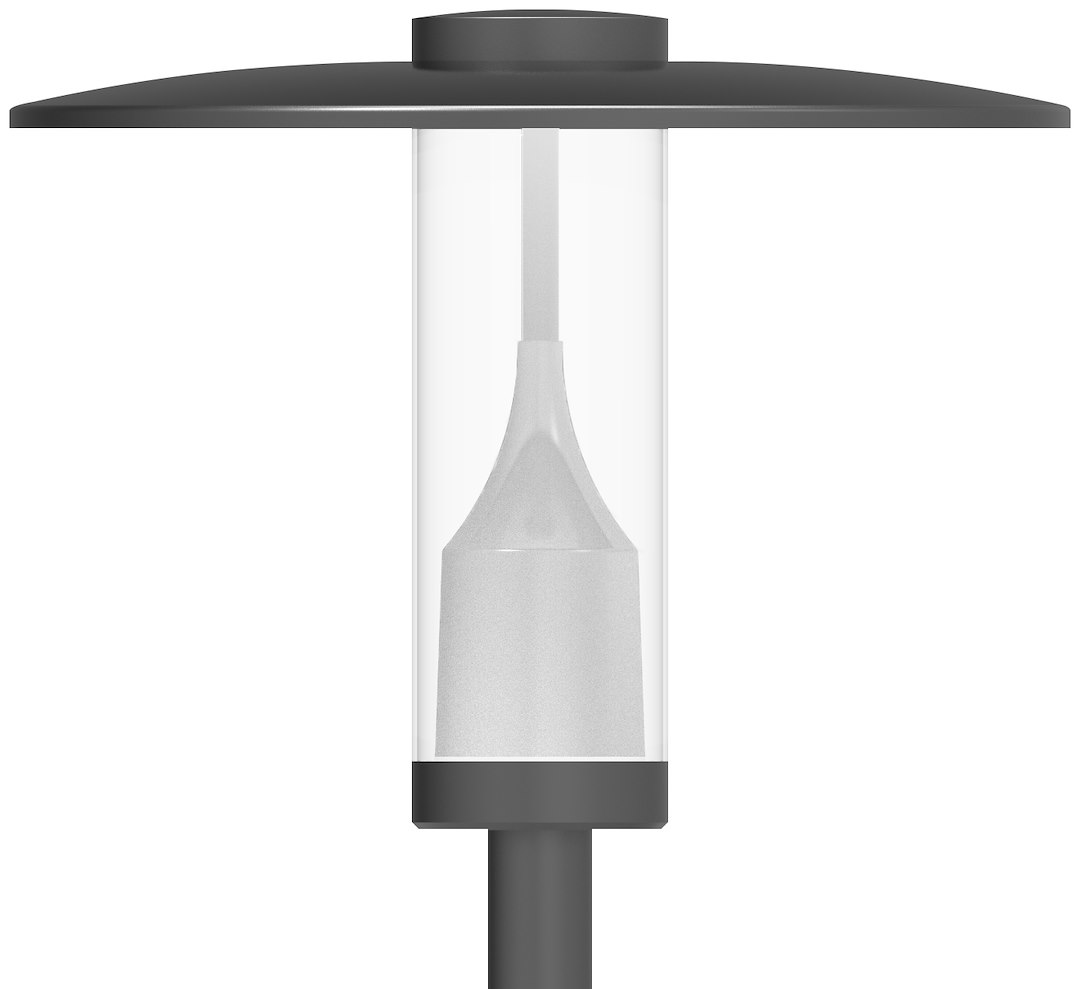 Parku gaismeklis LED M-Park PRO II 40W 5500lm 4000K, IP65, antracīts