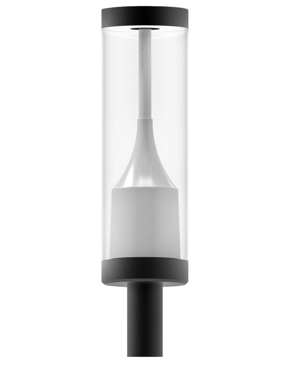 Parku gaismeklis LED M-Park PRO I 40W 5500lm 4000K, IP65, antracīts